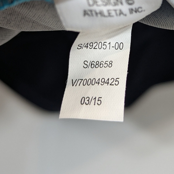 Athleta 3 Piece Swimwear Set Plus Coverup  Size 34D‎ Top Small Bottoms - Picture 4 of 14